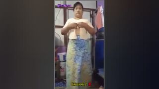 မြန်မာအန်တီကြီးလဲ ထန်နေတာဘဲ