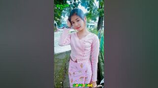 ရေချိုးရင်း အိမ်ကလူတွေမသိအောင်ထန်ပြတဲ့ မြန်မာအလန်းလေး