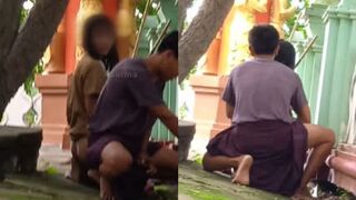 ဘုရားလဲမရှောင်ဘူး ပလေးနေတာ (ချောင်းရိုက်)