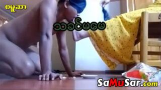 myanmar BDSM သခင်မမေ .. အတွင်းခံခေါင်းကိုစွပ်ပြီး စဖုတ်ကိုယက်ခိုင်း - 1