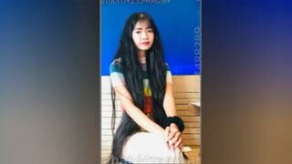 ဆံပင်ရှည်လေးနဲ့ မြန်မာမလေး မထင်ရဘူးကွယ်