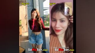 Khin Zar Ni Kyaw ရေချိုးပြတာလေး