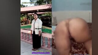 မမကြီးကြိုက်တဲ့ညိုကီတွေအတွက်အပျိုကြီးမမလုံးထုတ်ကျပ်နေတာဘဲ