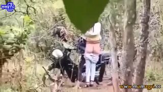 ဆိုင်ကယ်လေးနဲ့တောထဲလာပြီးစကီလေးကိုအမုန်းဆွဲ